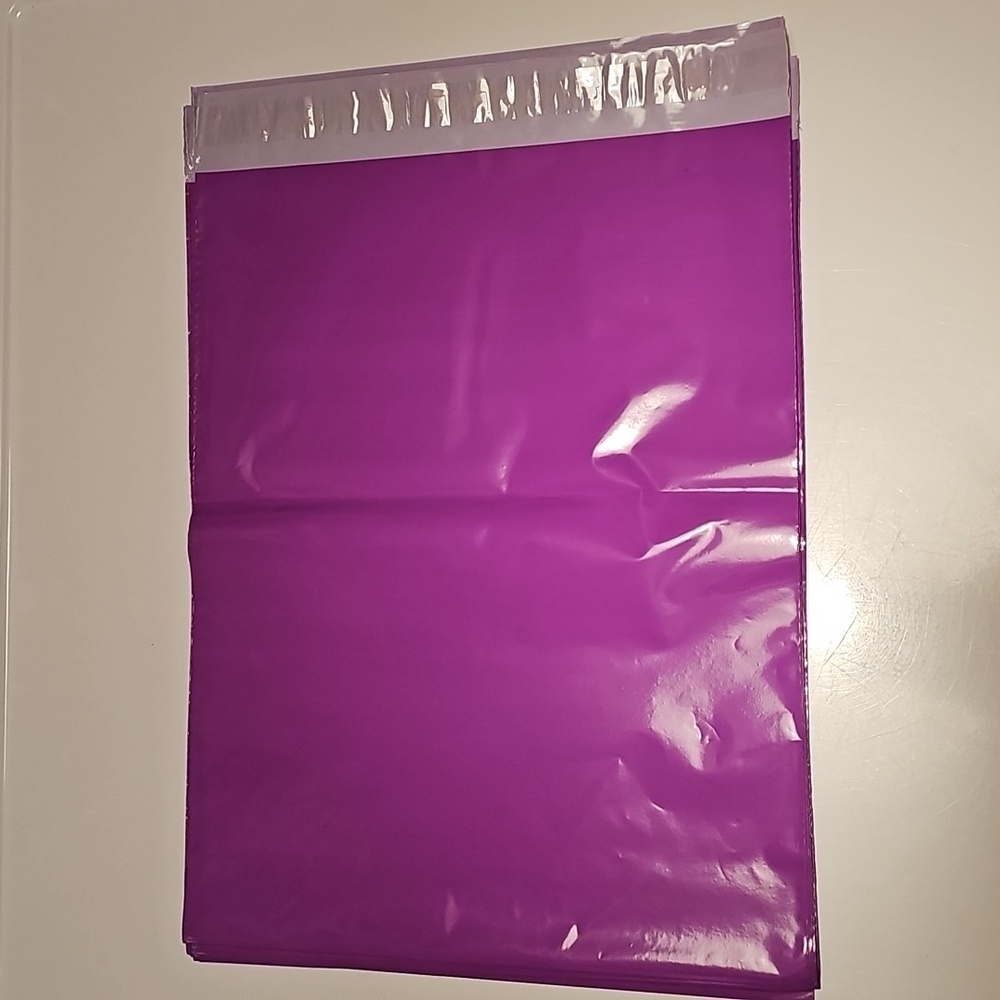 75 - 15"x12" Purple Poly Mailer Envelopes